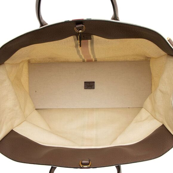 Gucci Canvas Web Foldable Large Tote - Picture 7 of 16